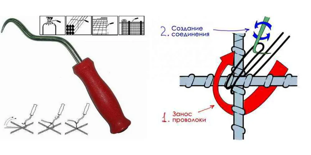 Крюк для вязки арматуры купить в Москве фото